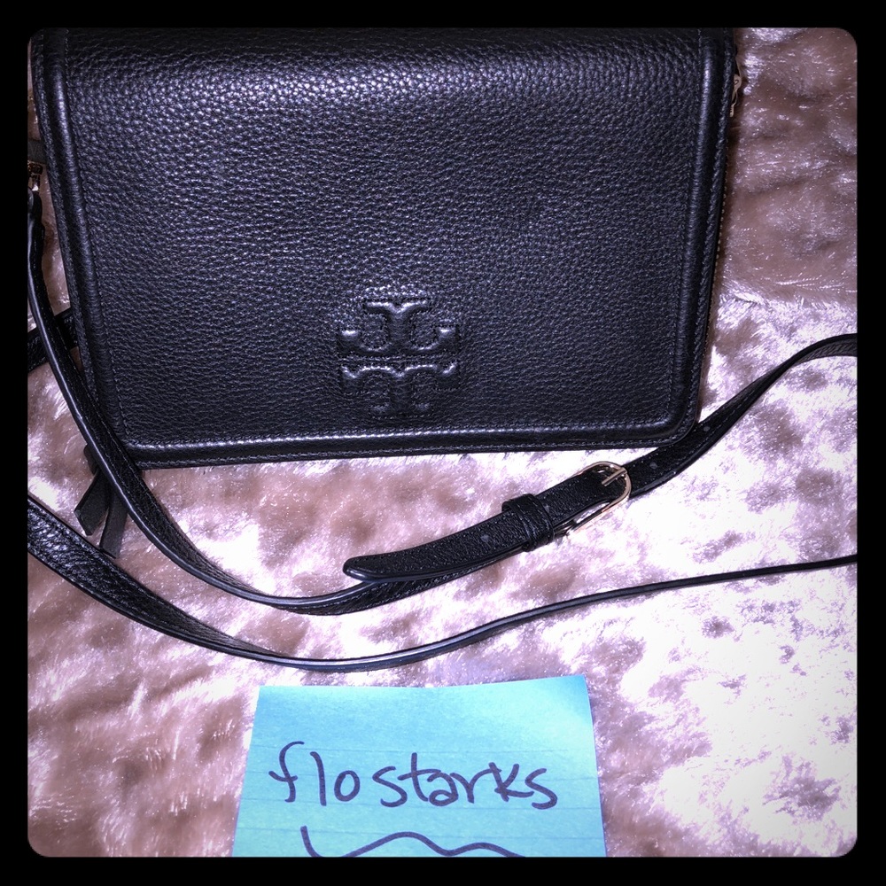 Tory Burch Thea Crossbody Bag-Black